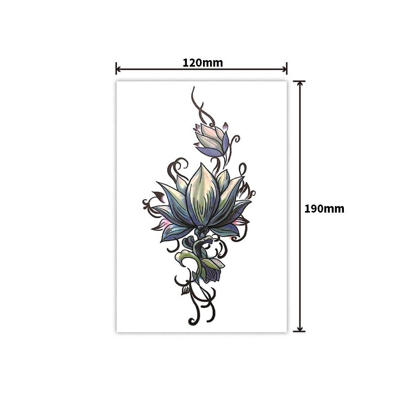 Acheter Fleur Bras Temporaire étanche Autocollants De Tatouage Chat Motif 12x19cm Pour Femmes Hommes Body Art 2019 Nouveau De 5686 Du Gold8888