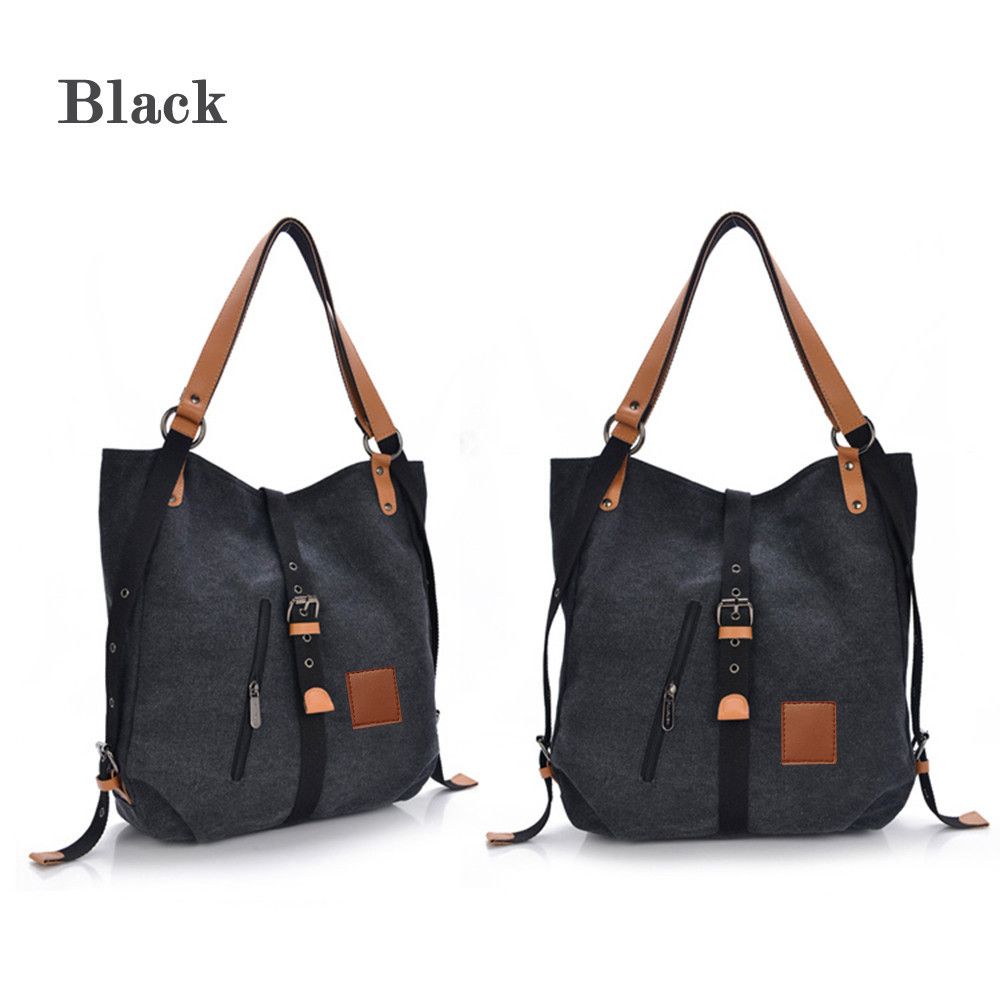 women casual handbag solid shopping shoulder bag