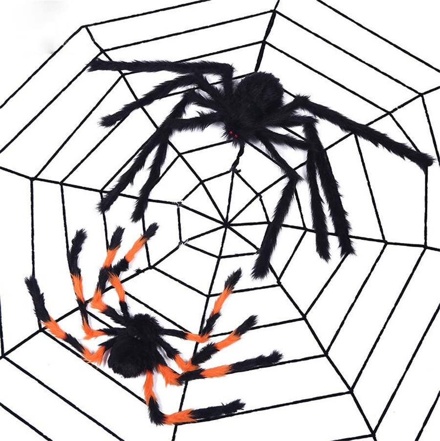 Halloween Spider Props Big Spider Haunted House Decoration Bar