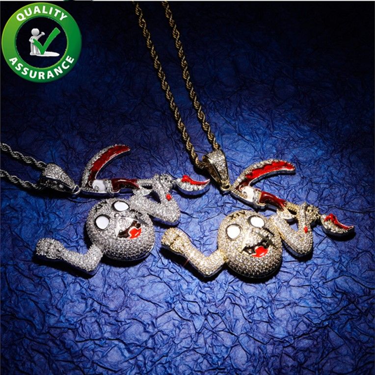 Iced Out Pendant Hip Hop Jewelry Men 