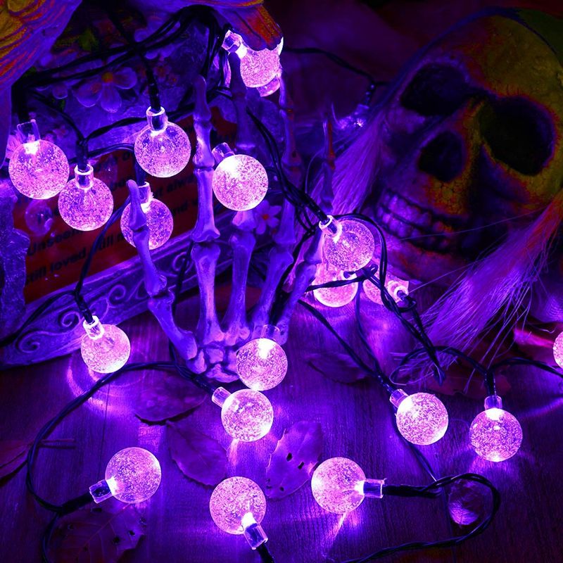 Solar String Lights Globe 33 Feet 60 Crystal Balls Waterproof Led Fairy Lights 8 Modes Outdoor Starry Lights For Xmas Wedding Party From Sunway518 620 61 Dhgate Com