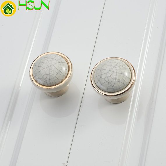 2020 Cabinet Door Knobs Pulls Ivory White Crack Dresser Knobs