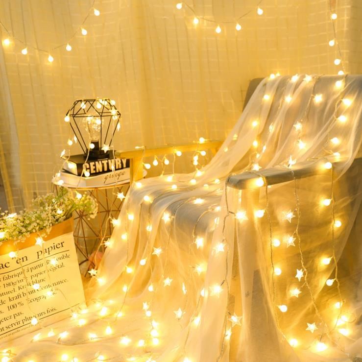 Plastic Led Small Flashing Lights Lights Room Christmas Party