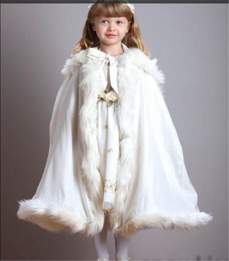 flower girl winter capes