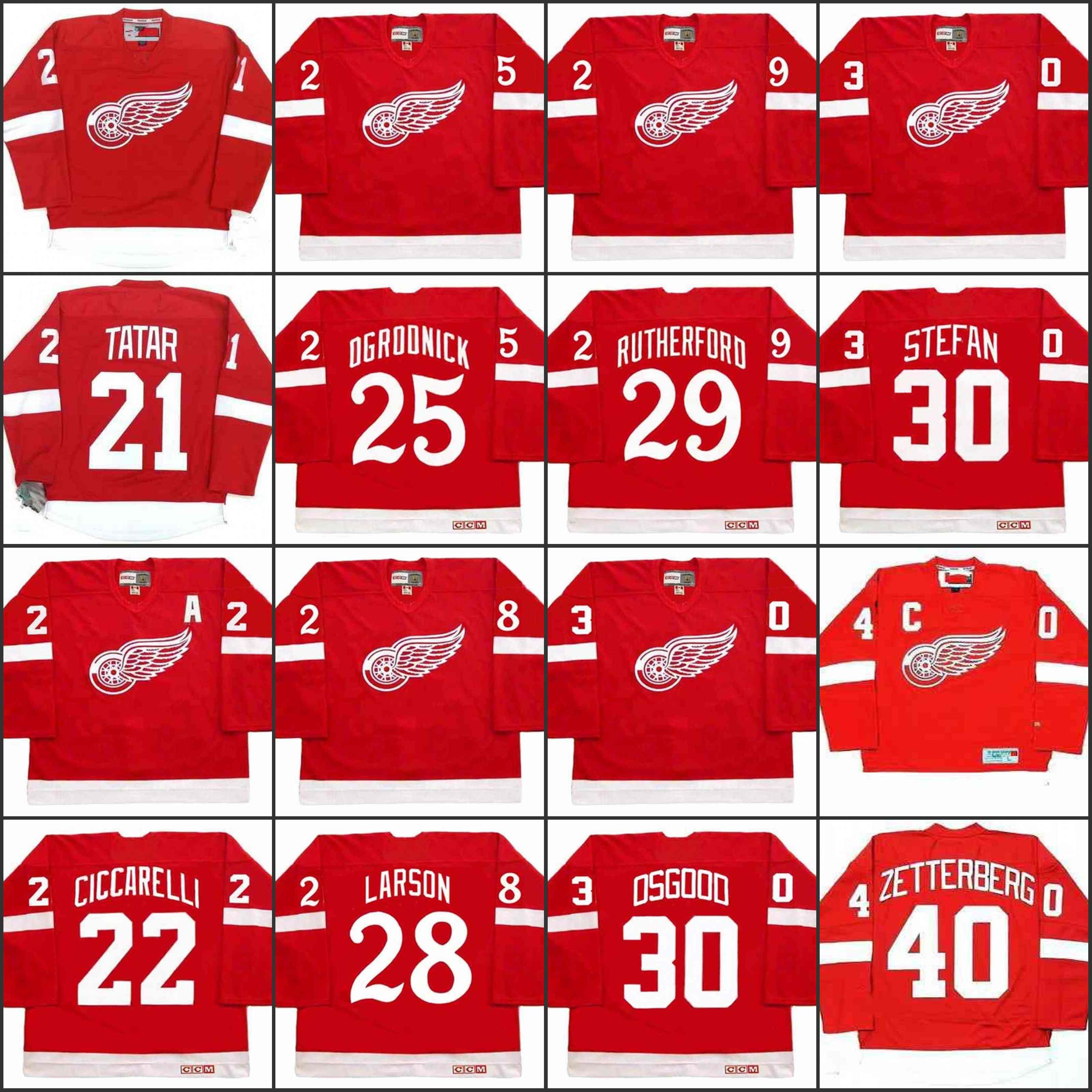 red wings jersey tatar