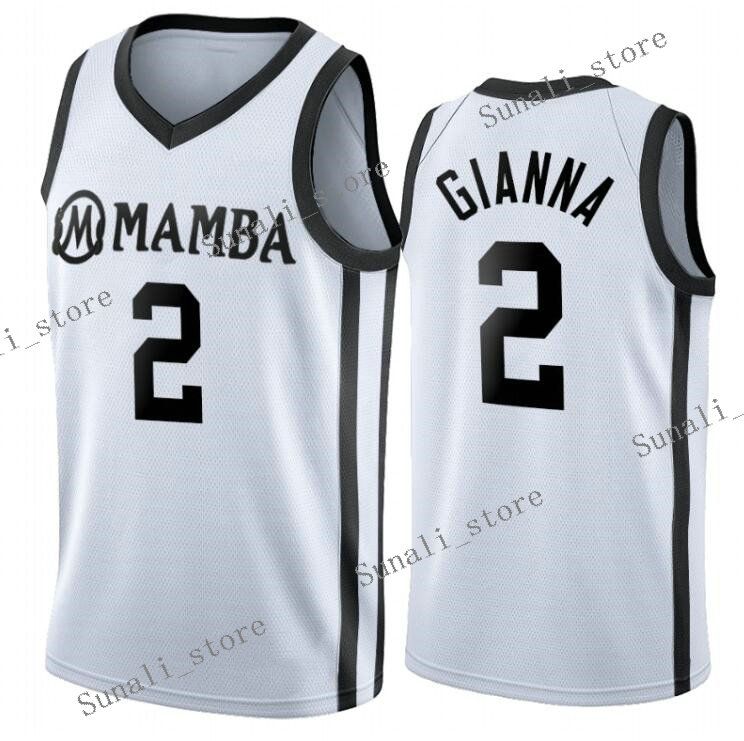 mamba 02 basketball jersey bryan & gigi free customize of name and number  only