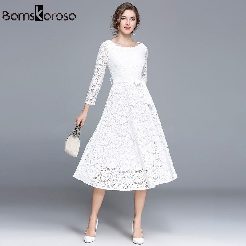 vintage white lace dress