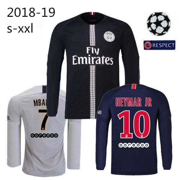 neymar long sleeve jersey