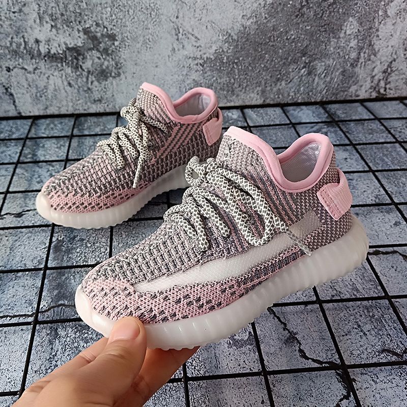 Kids Sneakers 2019 Pink Grey Children 