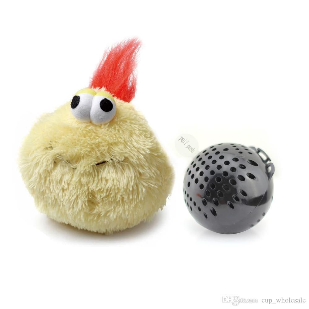 plush squeaky dog balls