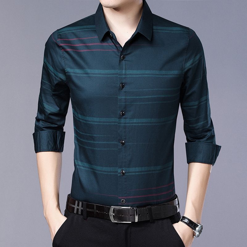 camisa social casual masculina