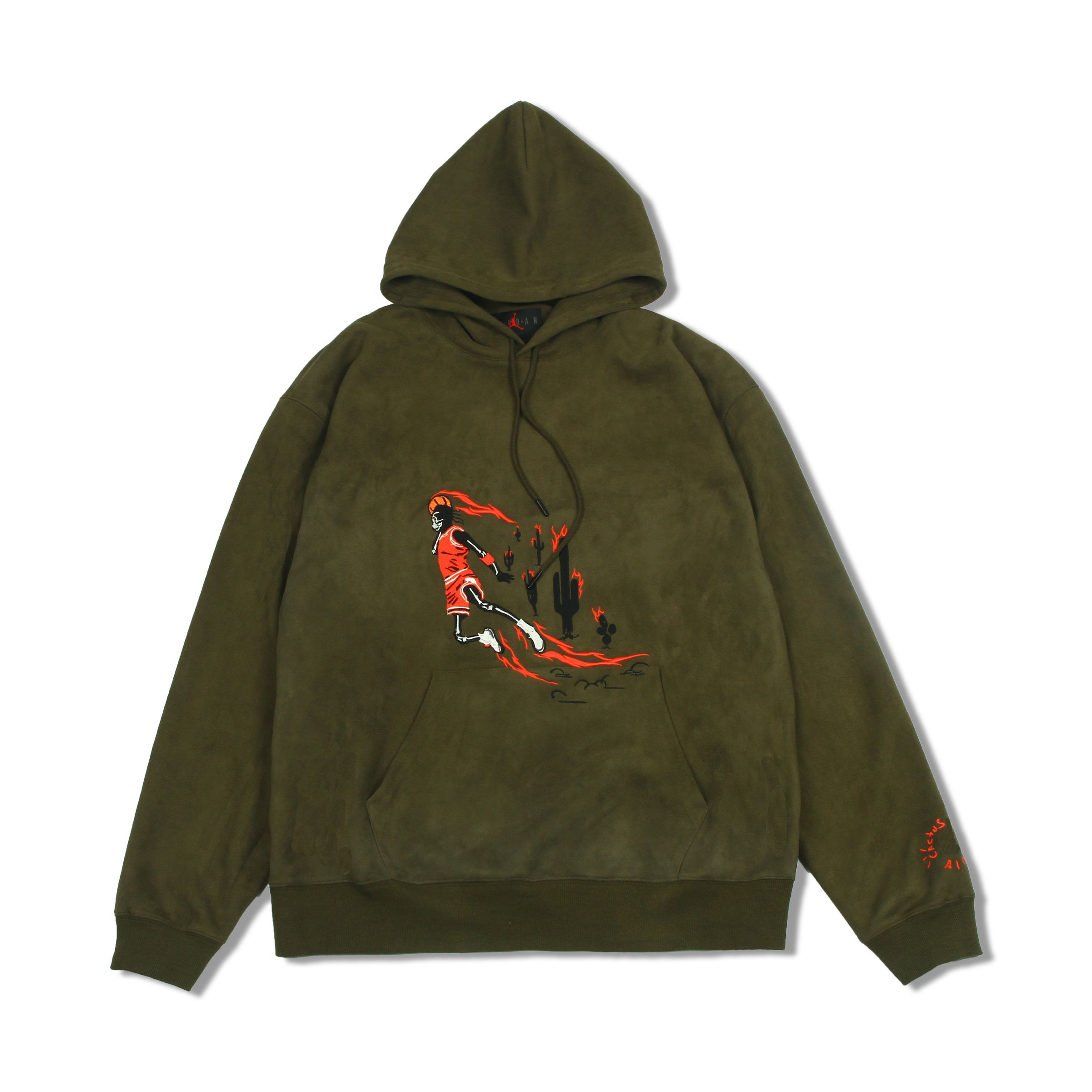 green and brown hoodie