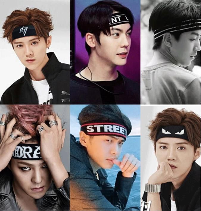 Headband Women Sports Hair Band Letter Hair Bows Men Sweat