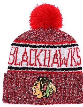 blackhawks winter hat