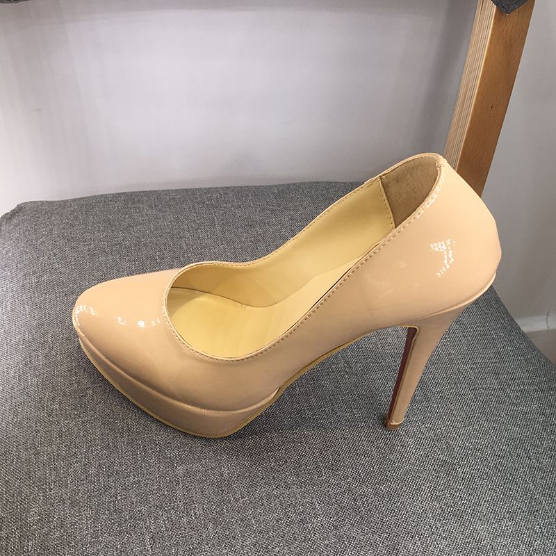 classic nude pumps