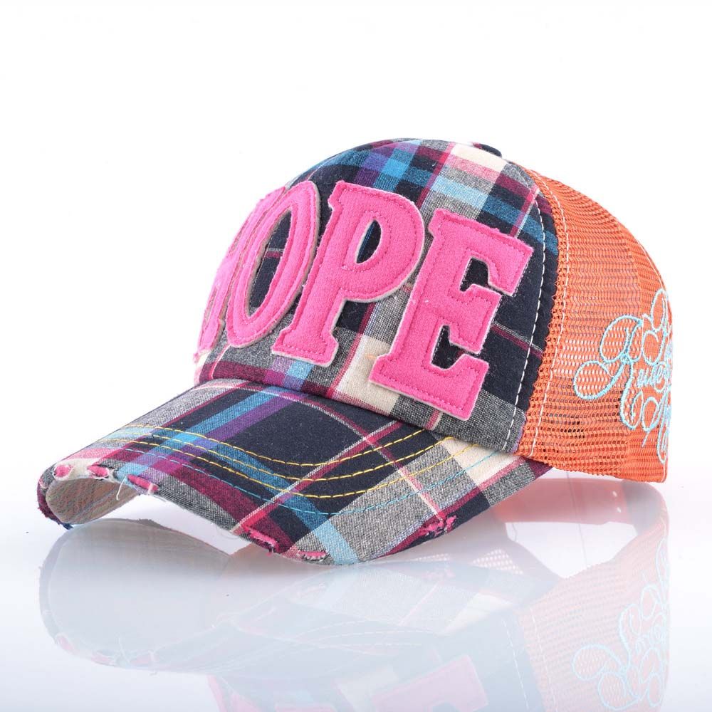 Casquette de baseball rose