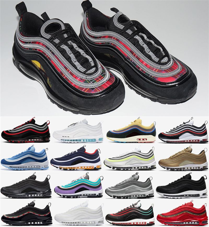 2020 2020 Bred 97s Mens Running Shoes 