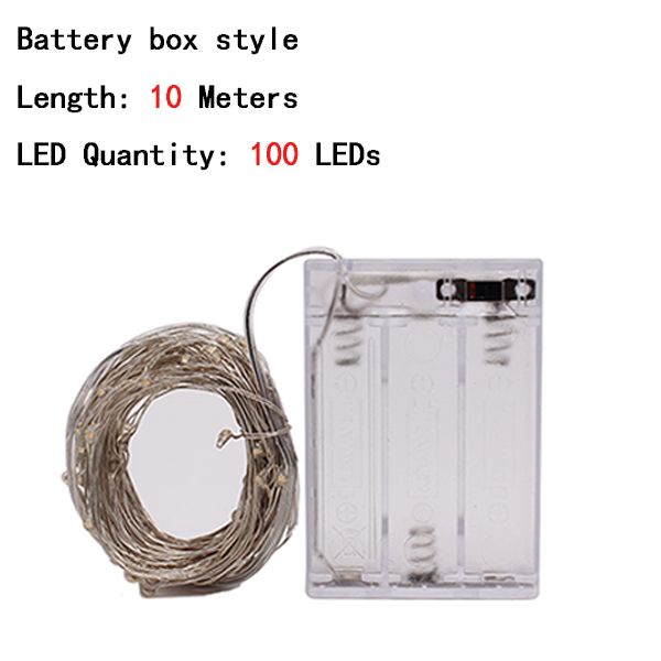 10M 100LEDs Battery style