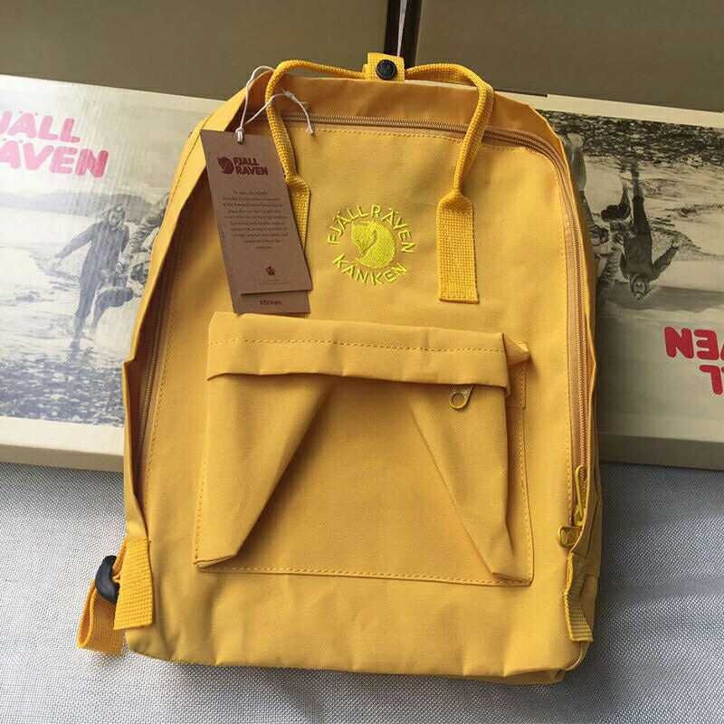 fjallraven kanken embroidered backpack