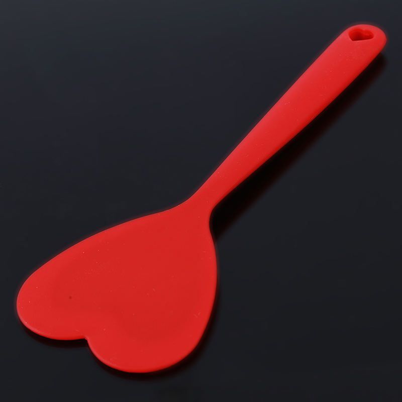 heart silicone spatula