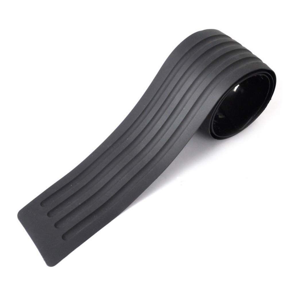 Car Rear Bumper Protector Sill Plate Guard Anti-scratch Rubber Pad Moulding Trim