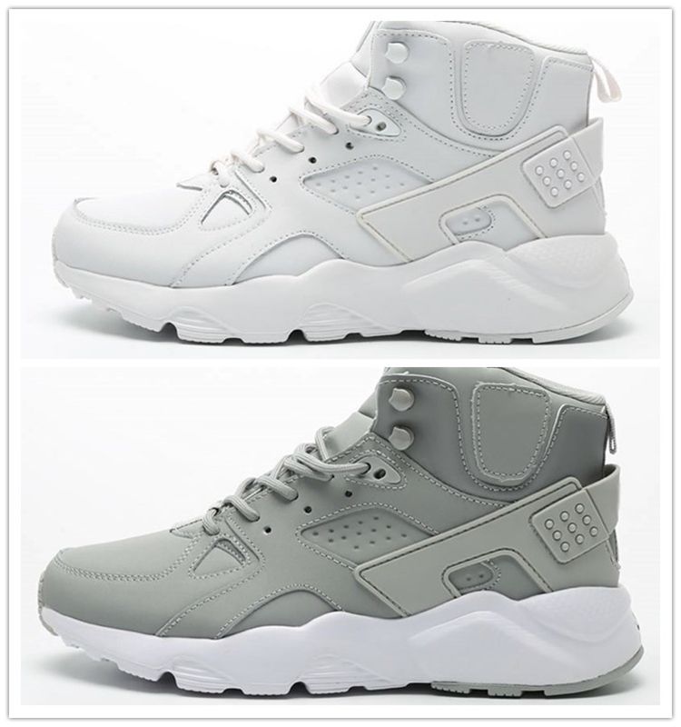 white huaraches high top