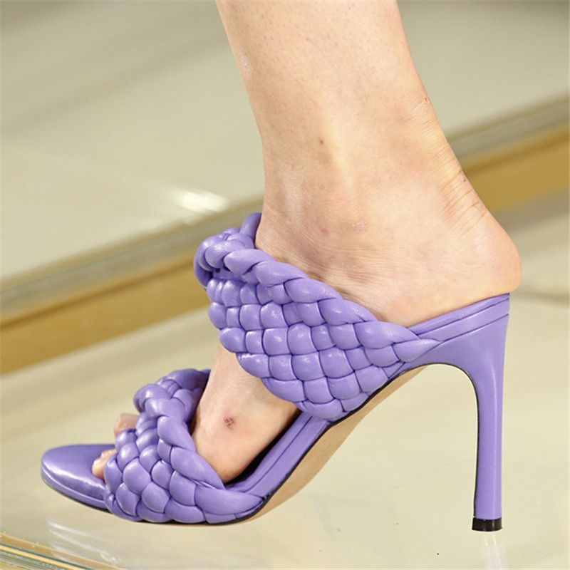 purple slippers ladies