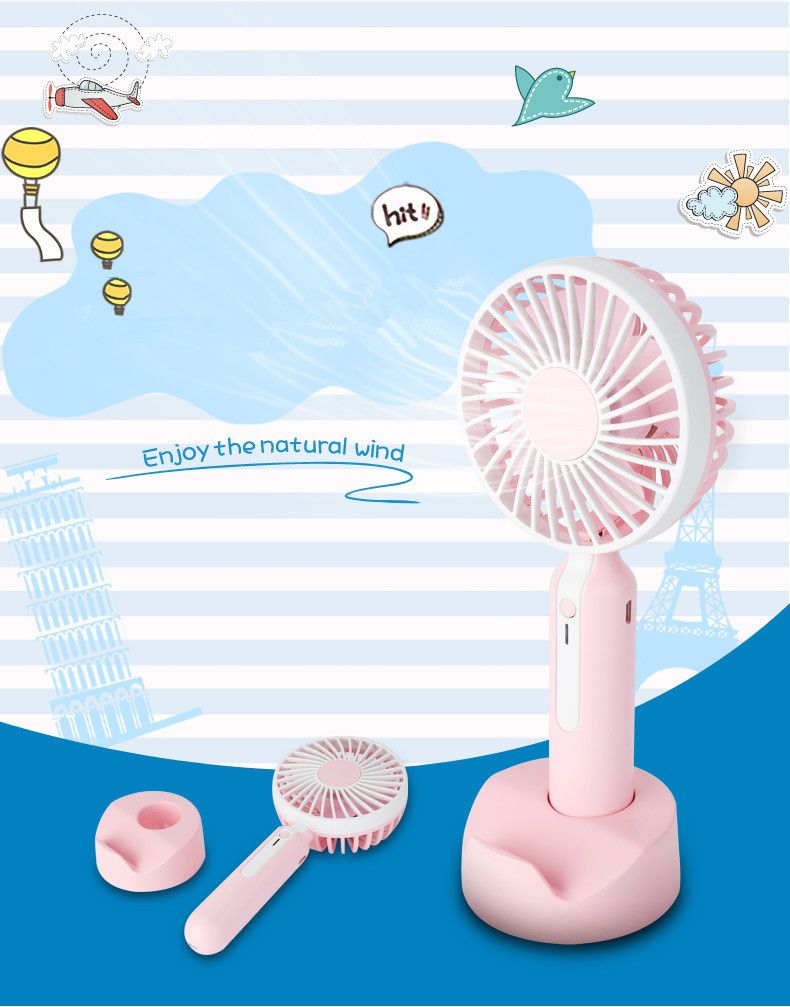 Bracket Usb Fan Cartoon Small Mini Silent Handheld Fan Portable Cute Charging Stand Usb Portable Fan Gadget Online Gadget Shop From Accessories1402 10 56 Dhgate Com