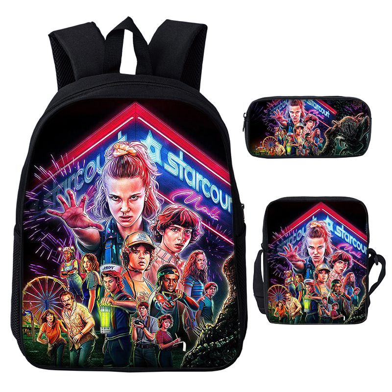 Personality Stranger Things Backpack For Boys Girls School Bags Kids 3d Anime Pattern Book Bag Mochila Kids School Bag Packmx190903 Laptop Backpack Backpacks For Girls From Pu06 44 17 Dhgate Com