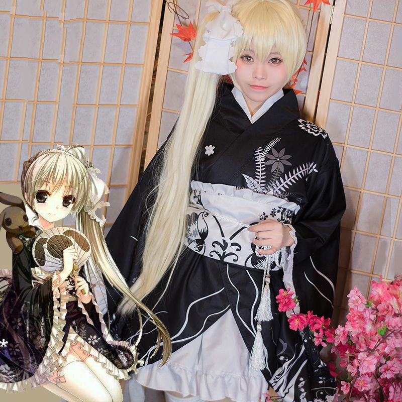 2020 Japanese Kimono Costume Kawaii Anime Cosplay Performance