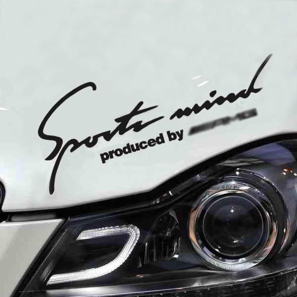 2021 Car Sticker Decal Sports Mind Lights Reflective Vinyl 32cm For Mercedes Benz Amg Tuning Auto Car Styling Accessories From Yingshu4898 3 46 Dhgate Com