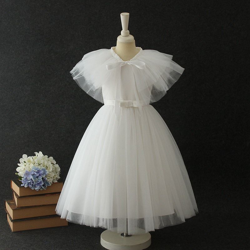 flower girl dress with cape