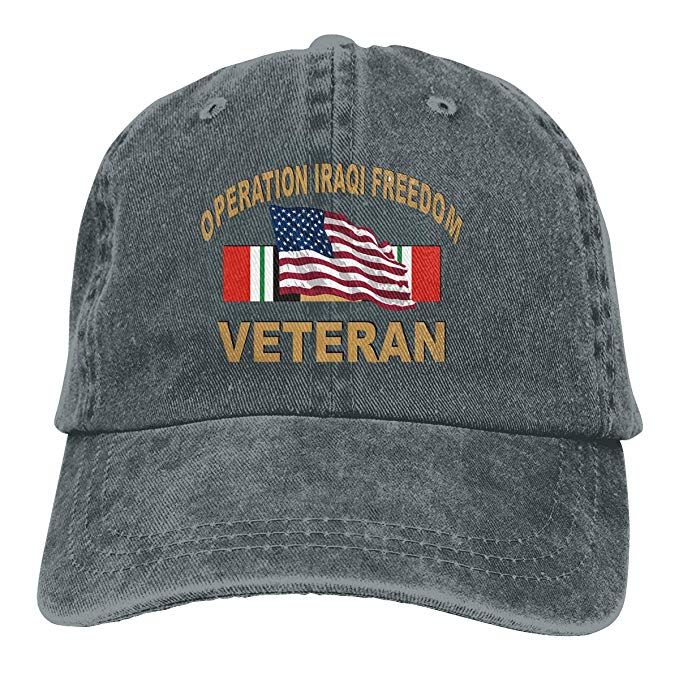Iraqi Freedom Veteran Baseball Cap Dad Hat Unisex Classic Sports Hat Peaked Cap Veteran Hat