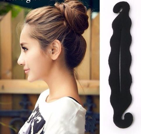 2019 Women Magic Foam Sponge Hairdisk Hair Device Donut Quick Bun