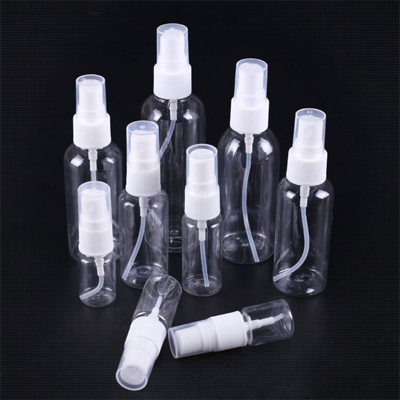 2021 Empty Spray Bottle Plastic Hand Sanitizer Lotion Bottles Travel Atomizer Refillable