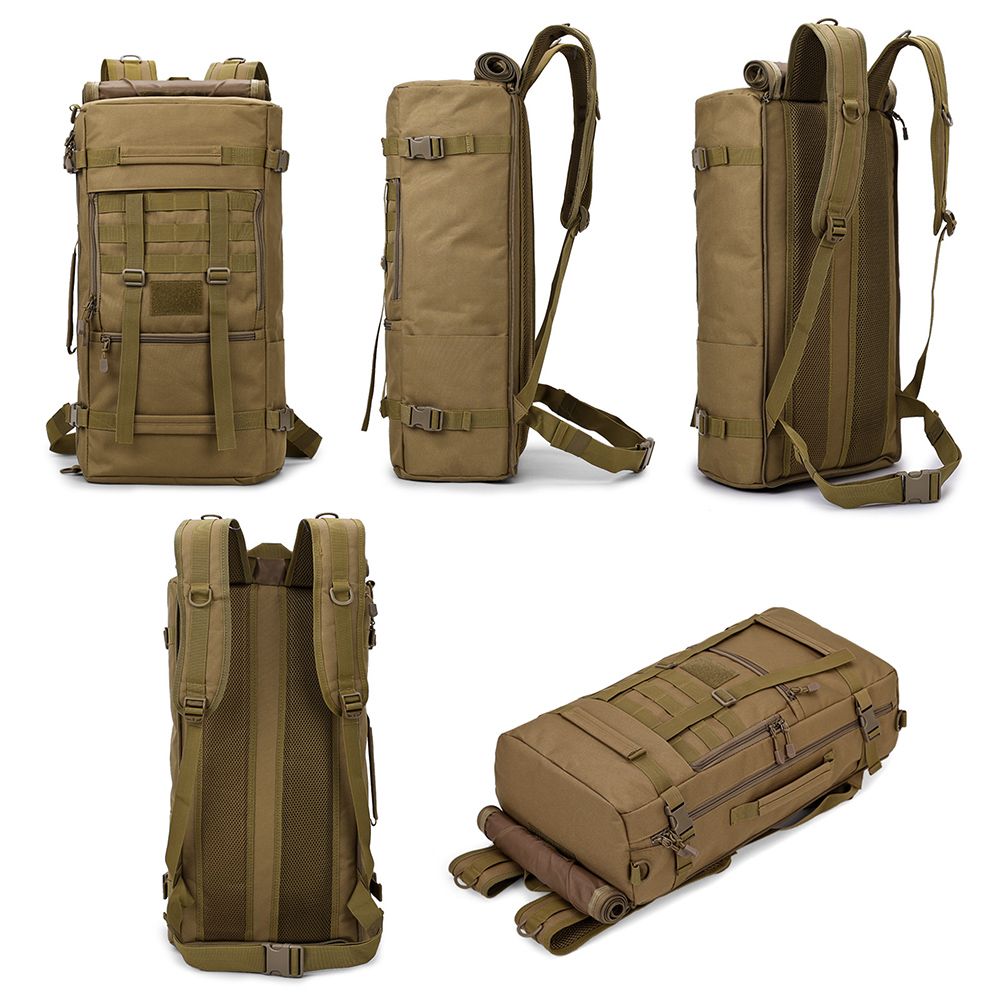 Bolsa De Viaje De Excursión El Morral Morral Táctico Militar 50L Camping  Bolsa De Deporte De