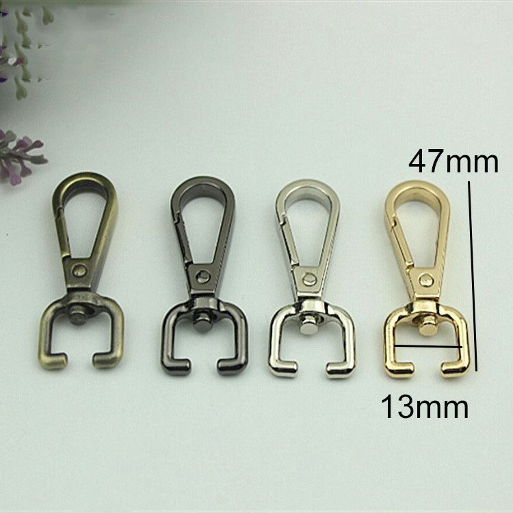 13 / 17mm Bolso Correa Accesorio de metal Mochila Mochila Cambio correas Snaps Ganchos Cinturón