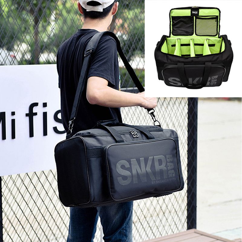 gym bag with sneaker compartment