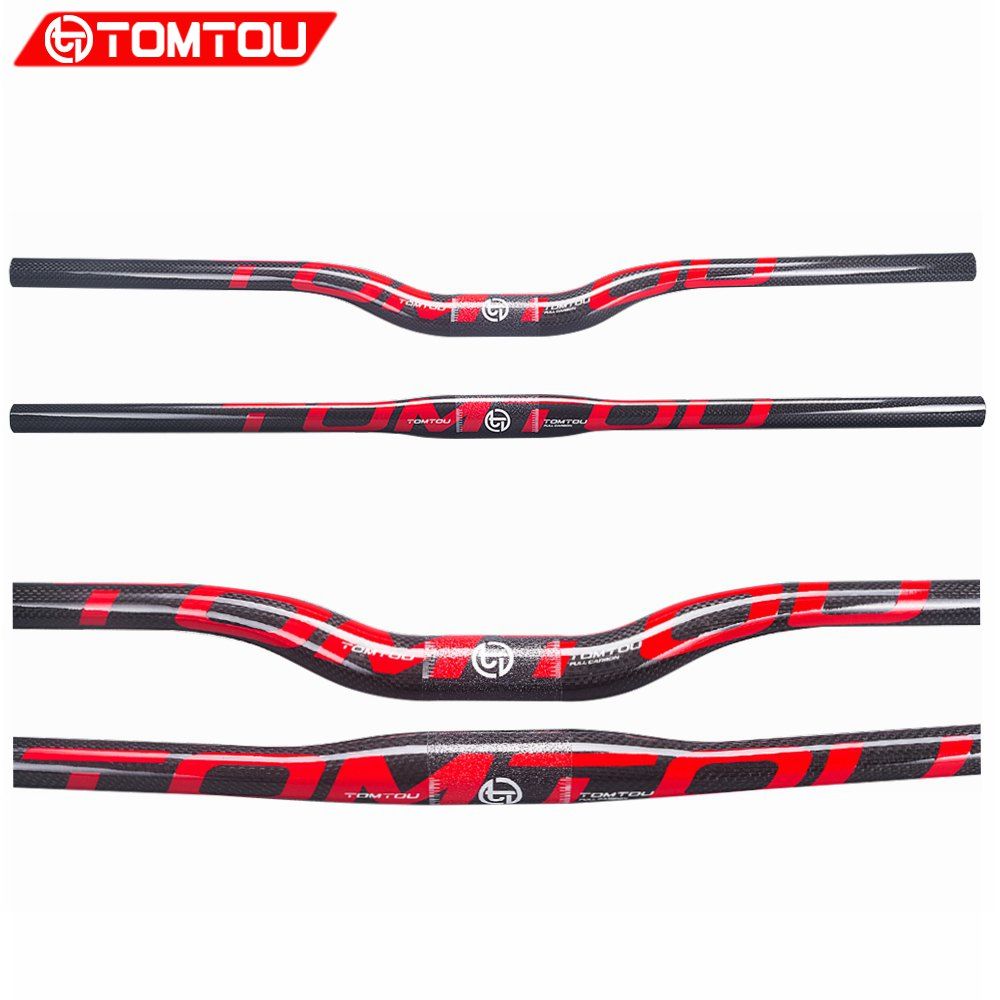 red mountain bike handlebars