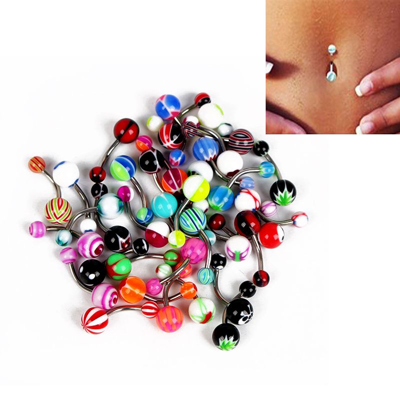 Shop Navel & Button Online, Colorful Sexy Belly Bars Body Piercing Button Ring Navel Barbell Jewerly Lip Piercing Unisex Fashion Jewelry As Cheap As $6.07 Piece | DHgate.Com