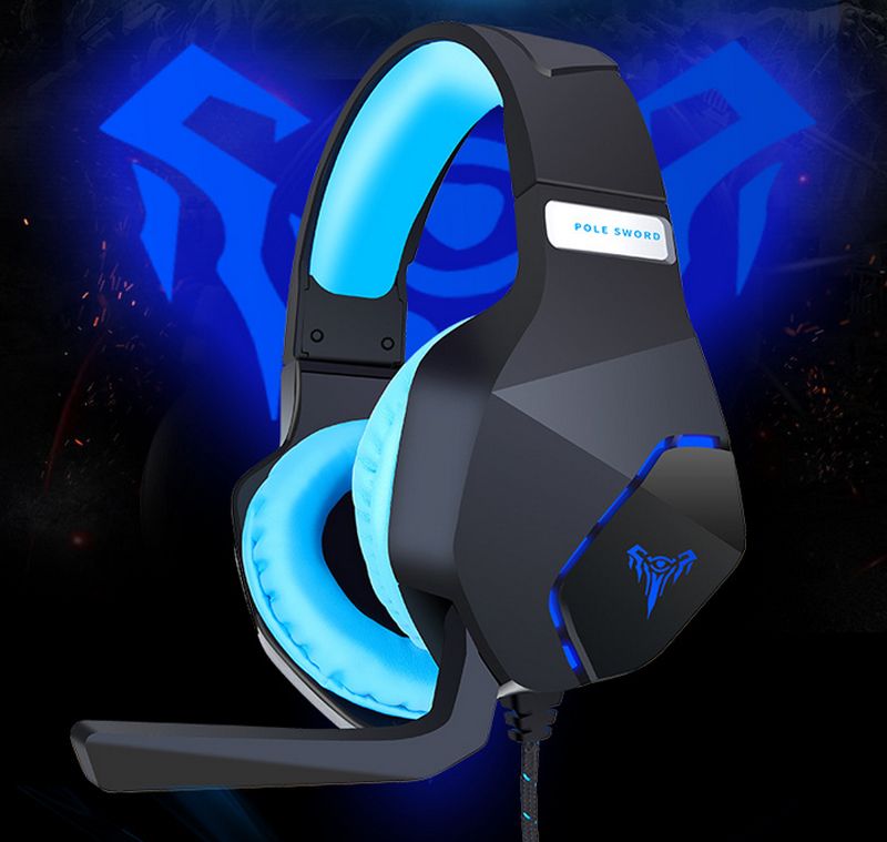 computer headphones and mic