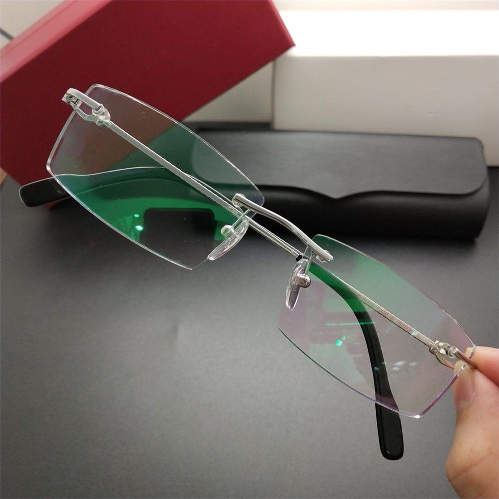 Designer rimless glasses for men Clearance