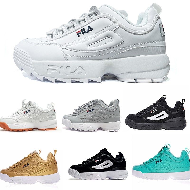 fila disruptor homme brun