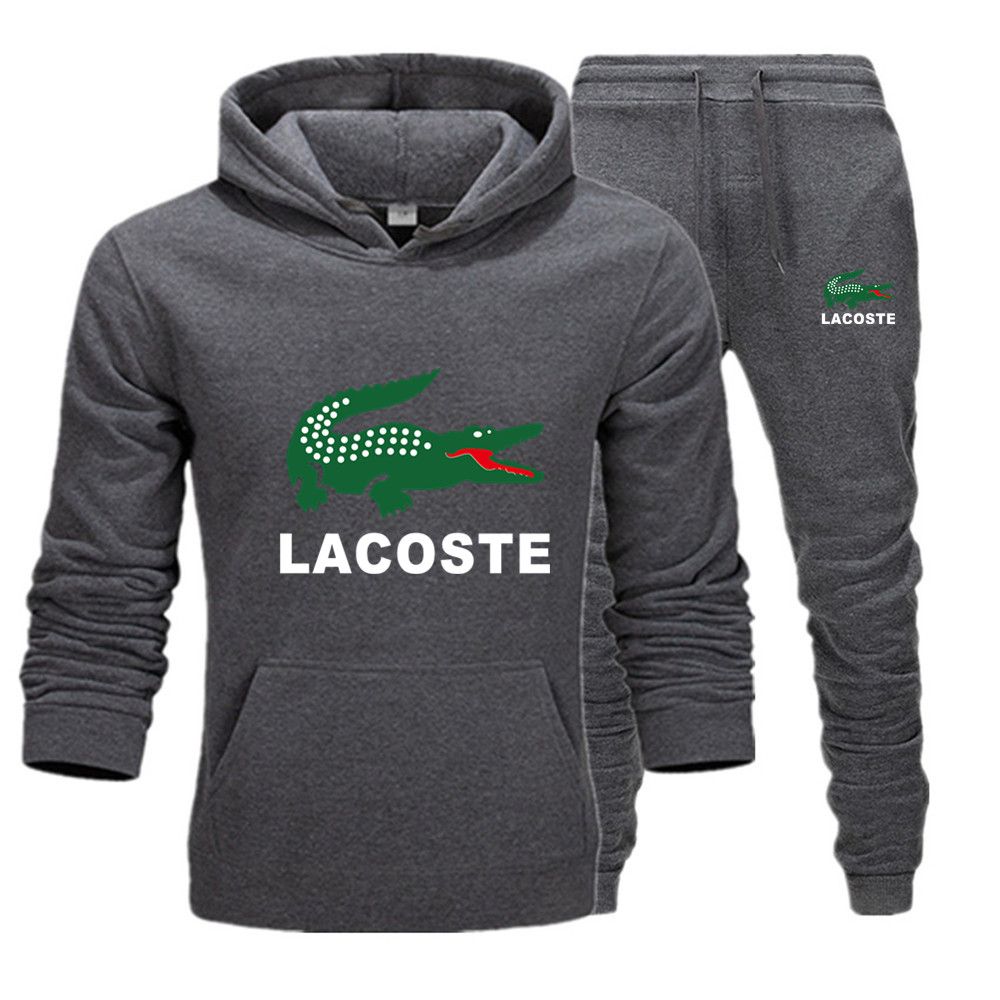 lacoste mens sweat suit