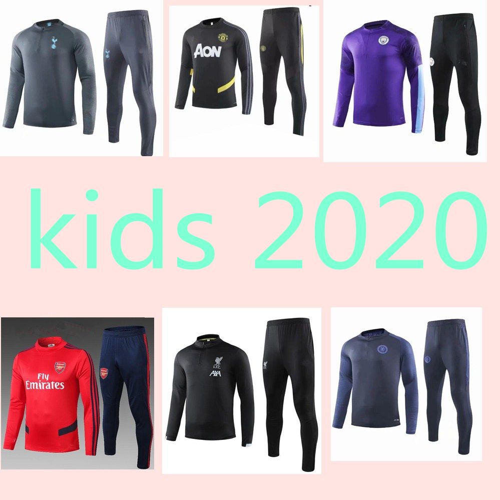 children's football training tracksuits