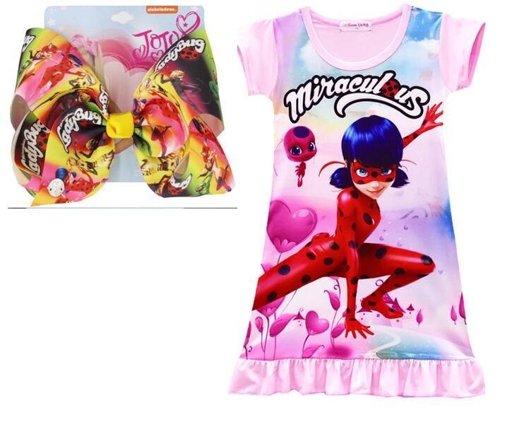 Miraculous Ladybug Girls Lady Bug Nightdress