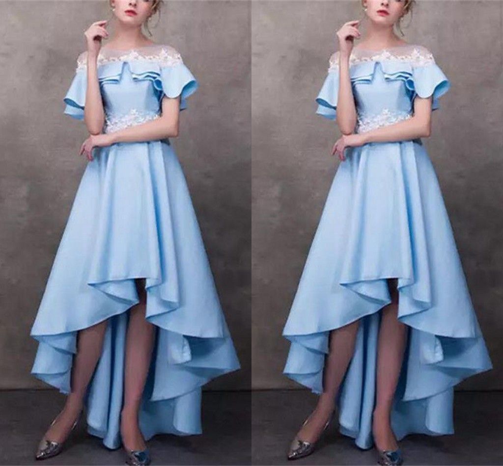 baby blue boho dress