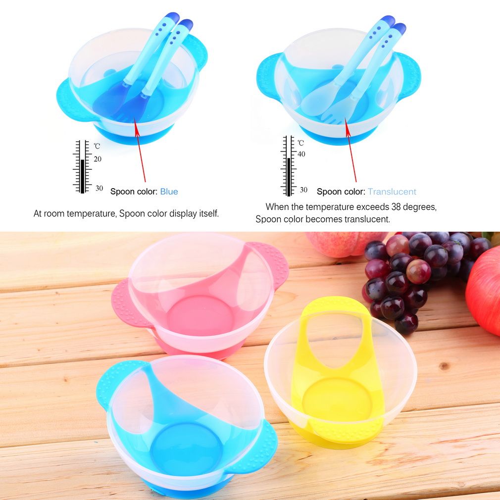 feeding bowl with spoon