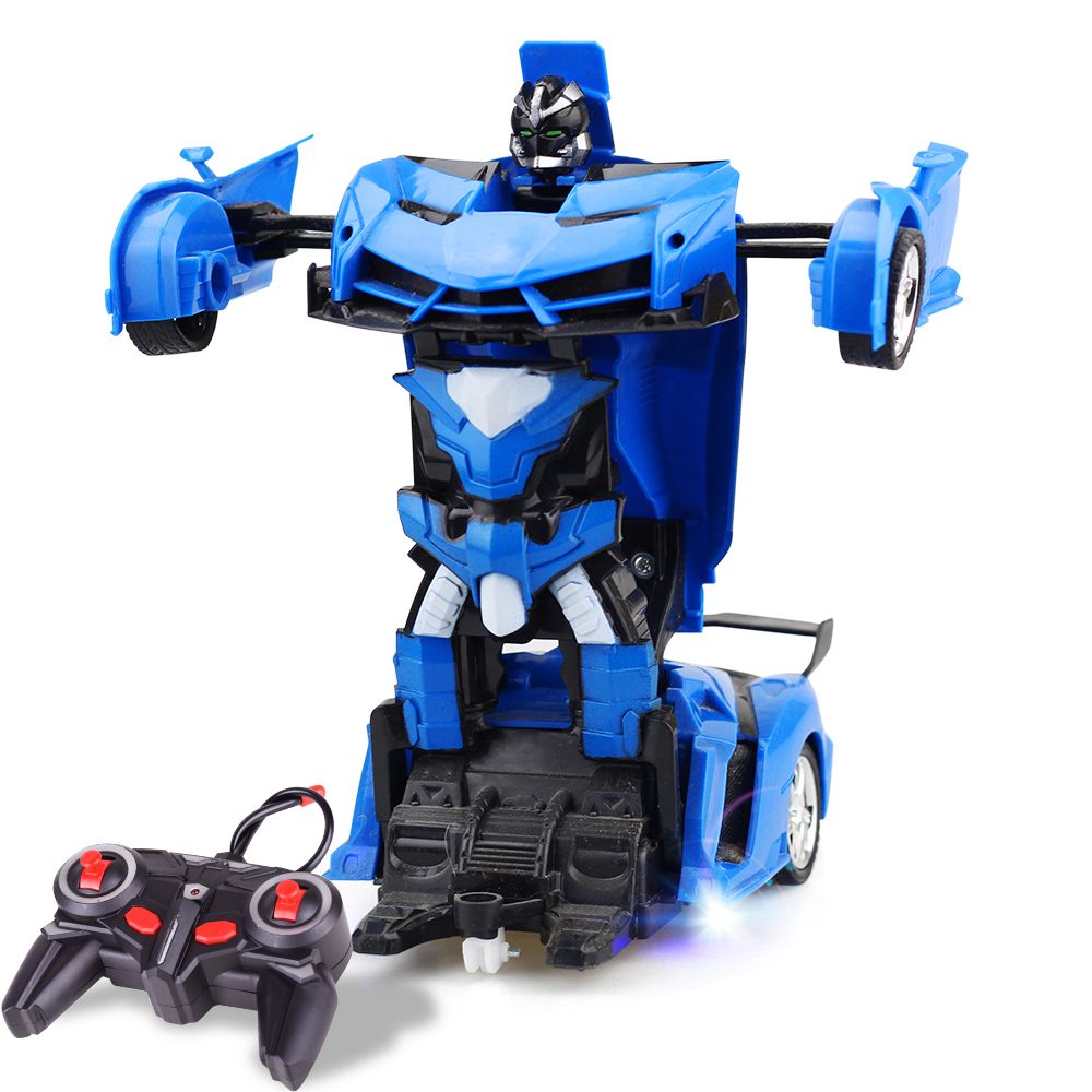 blue robot toy
