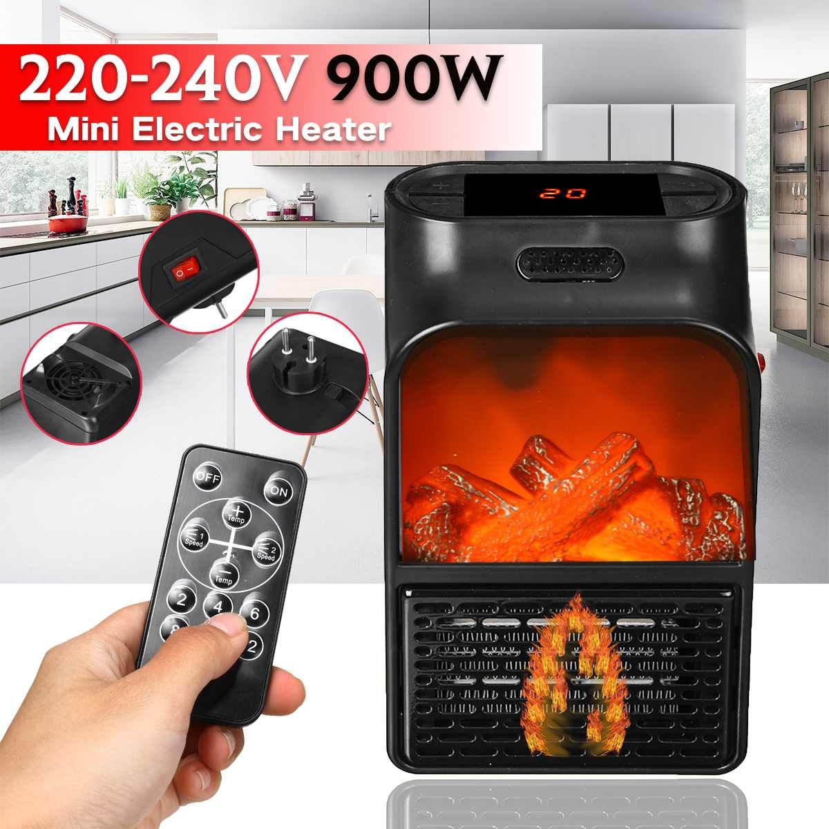 mini electric heater with thermostat